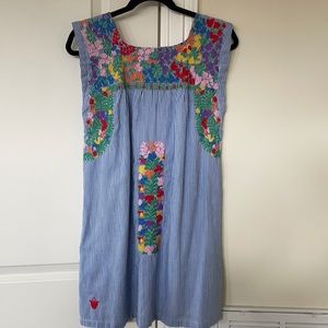j.marie floral embroidery dress